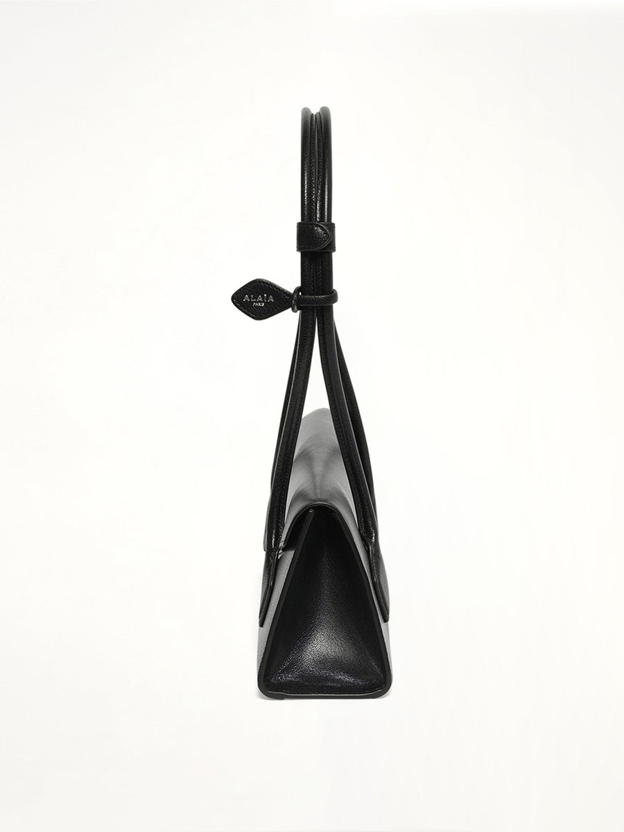 Teckel Flap Medium Bag in Black