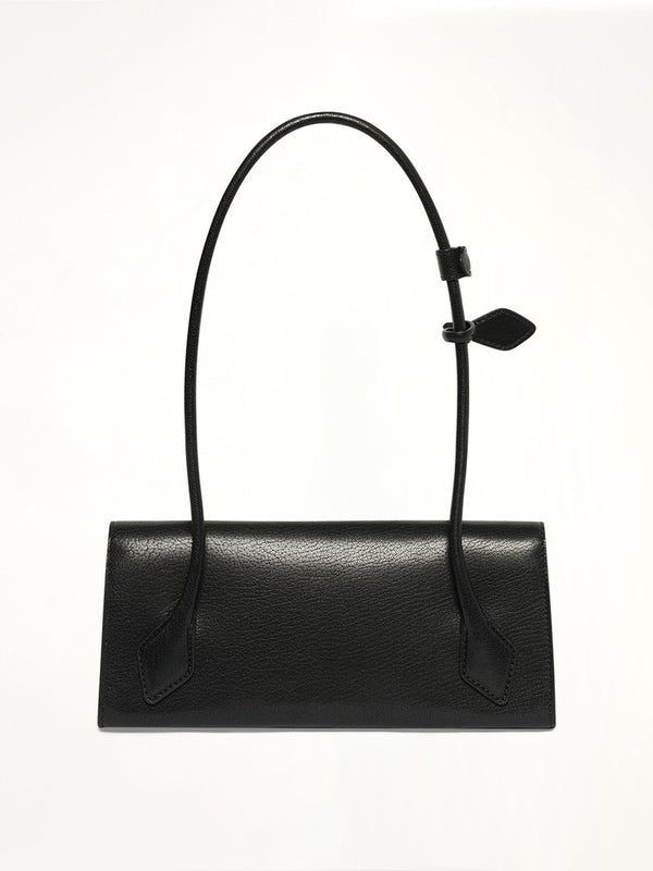 Teckel Flap Small Bag in Black