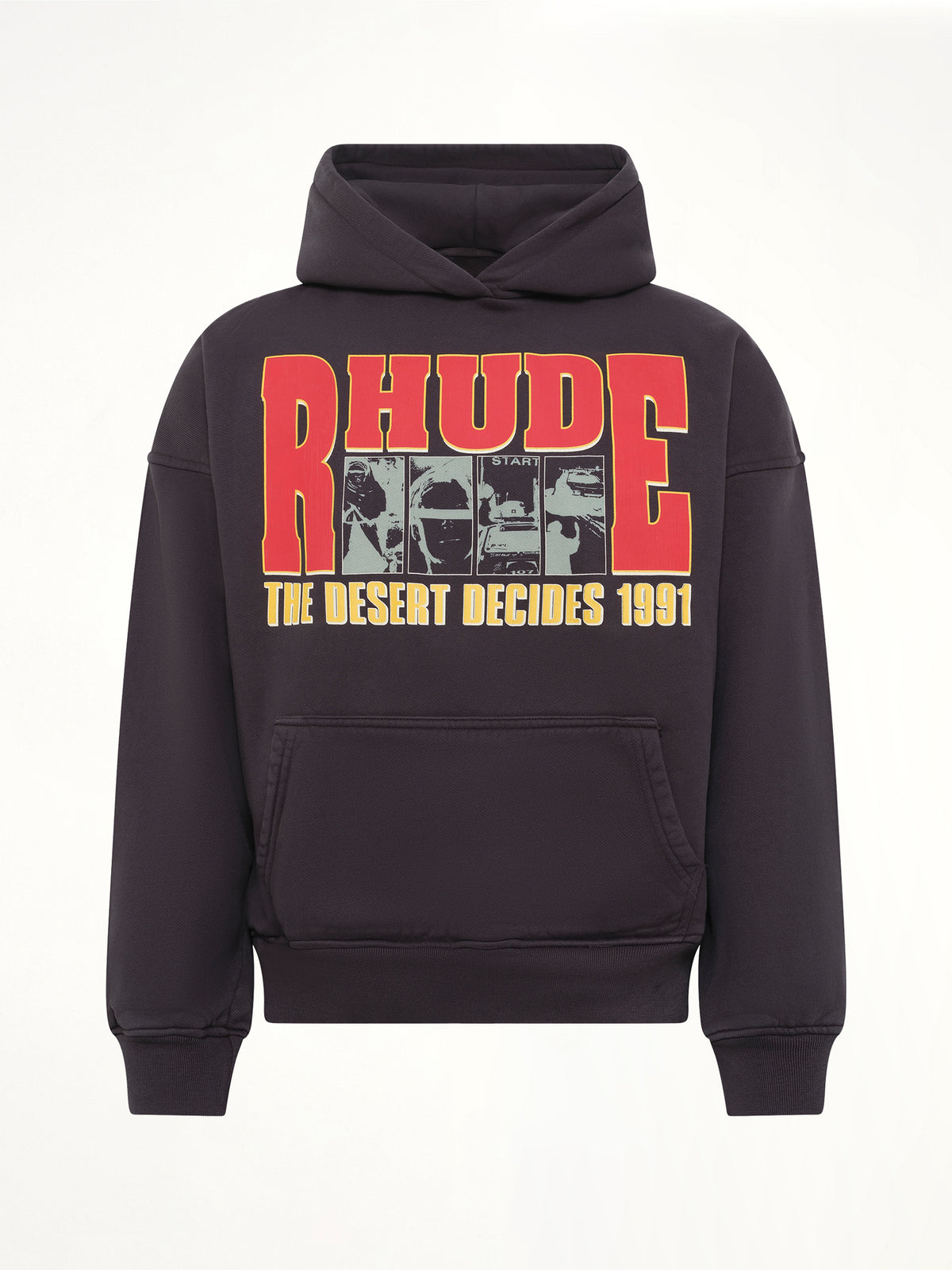 The Desert Decides Hoodie in Vintage Black/Red