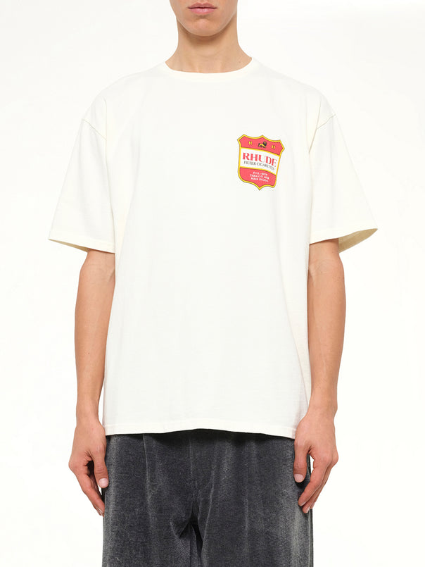 Filtaro Crest T-Shirt in Vintage White