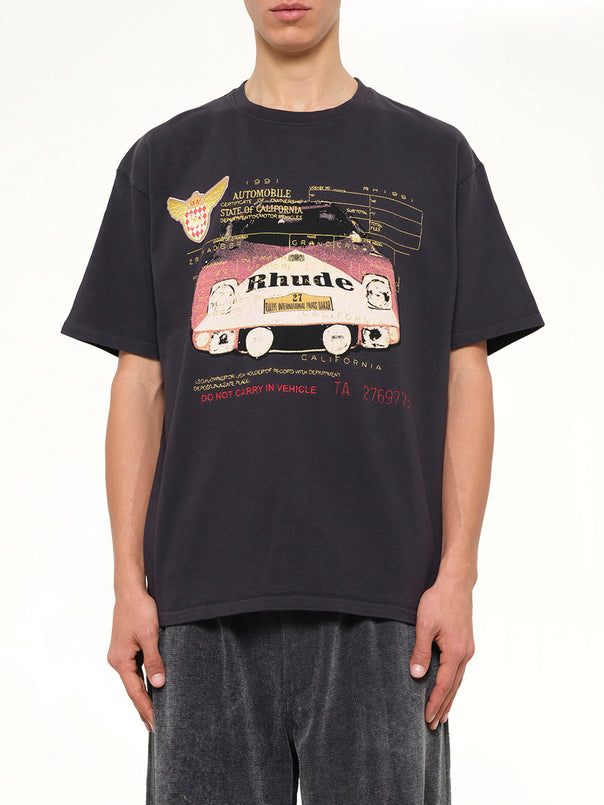 Rhude Slip T-Shirt in Vintage Black