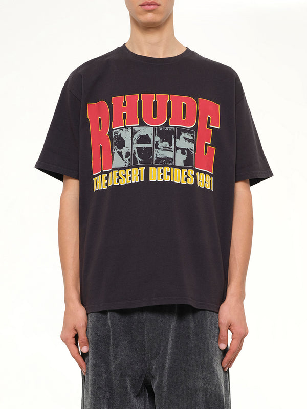 The Desert Decides T-Shirt in Vintage Black