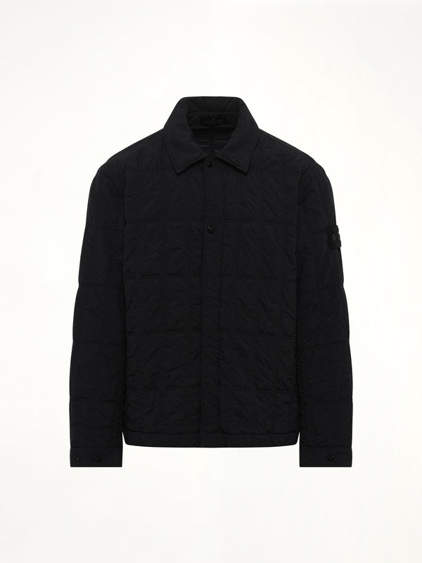 410009 Nylon Smerigliato Jacket in Black