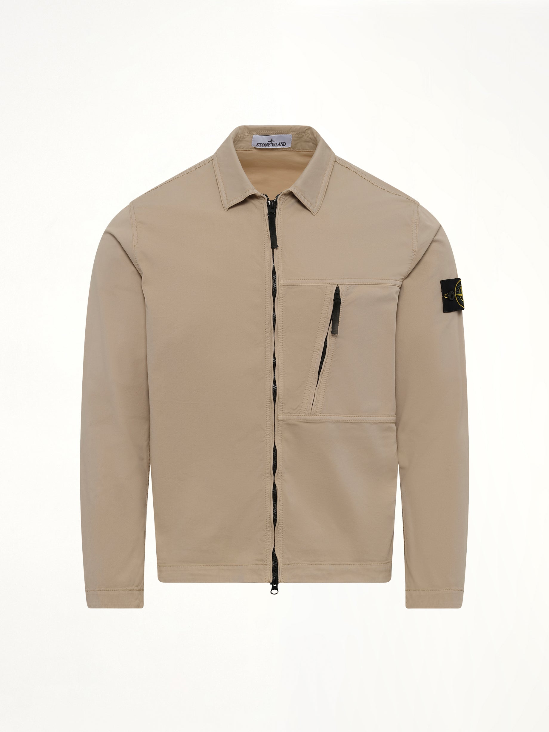 120000 Supima Overshirt in Desert