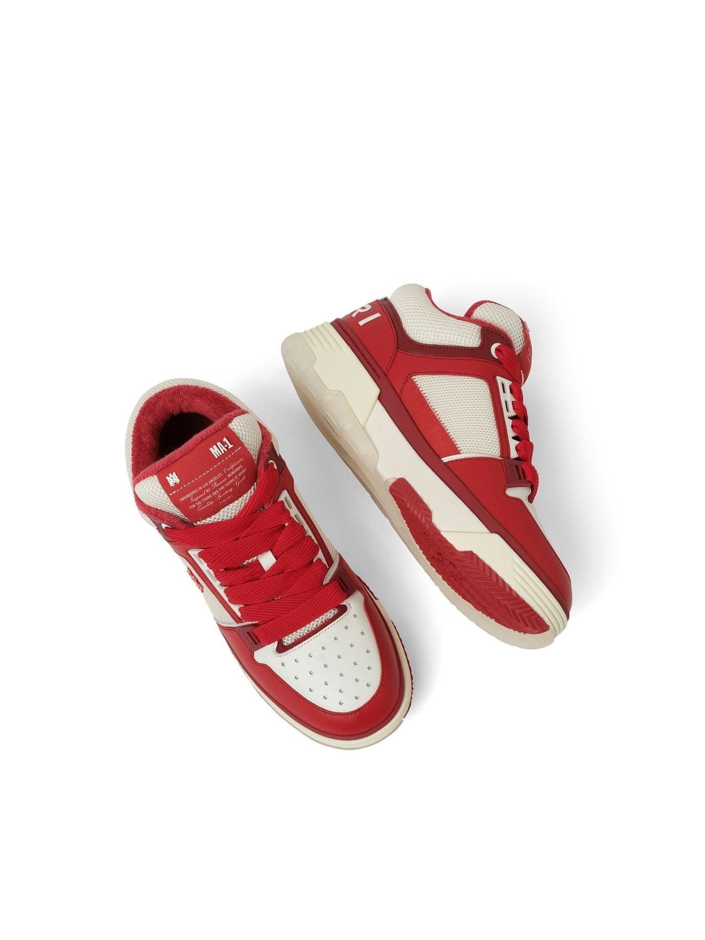MA-1 Sneaker in Alabaster/Red