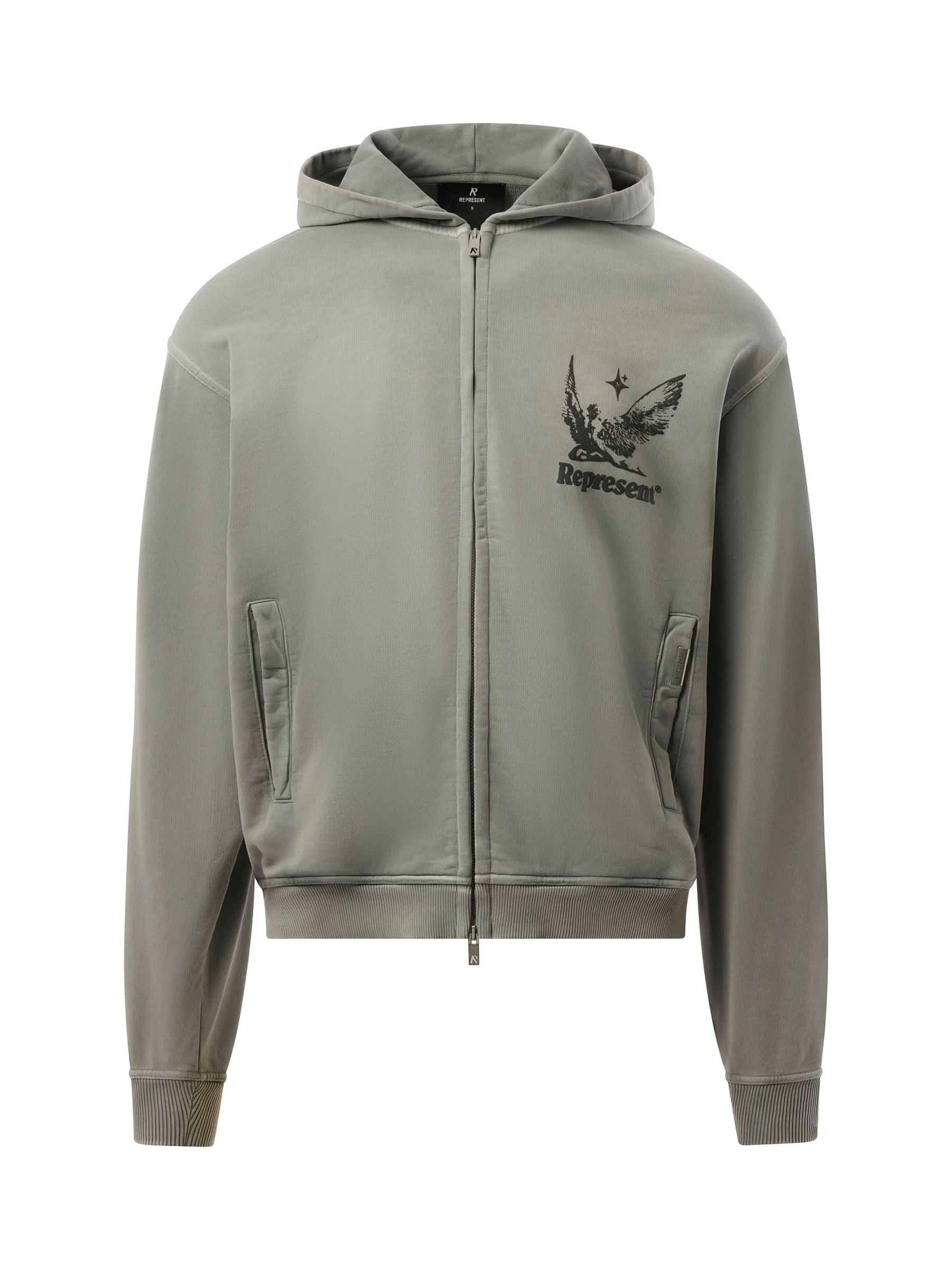 Spirits of Summer Zip Hoodie in Mist