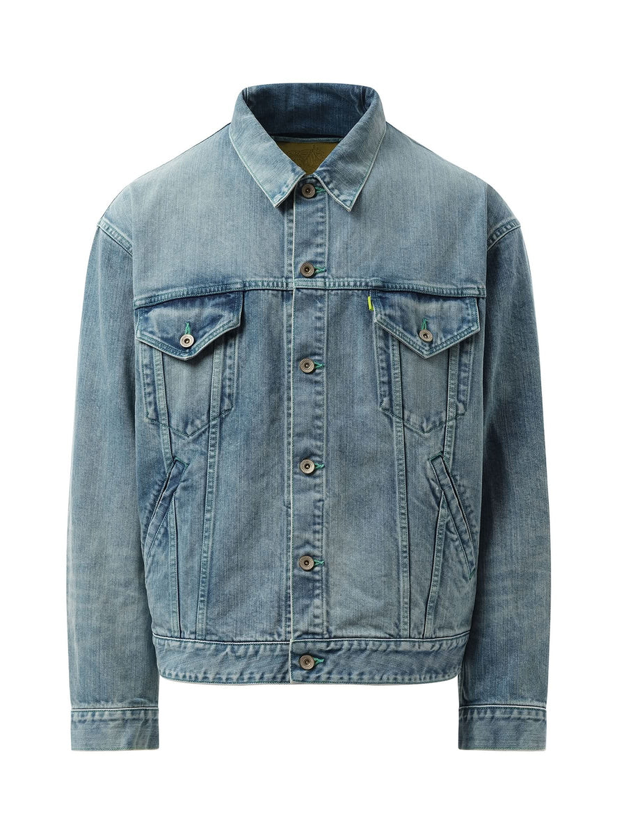 Care Denim Jacket in Indigo