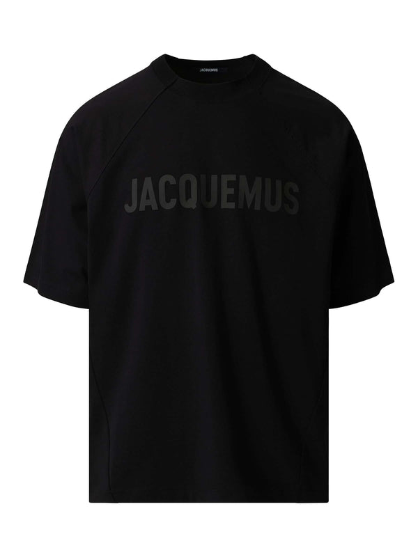 Jacquemus Le T-Shirt Typo in Black
