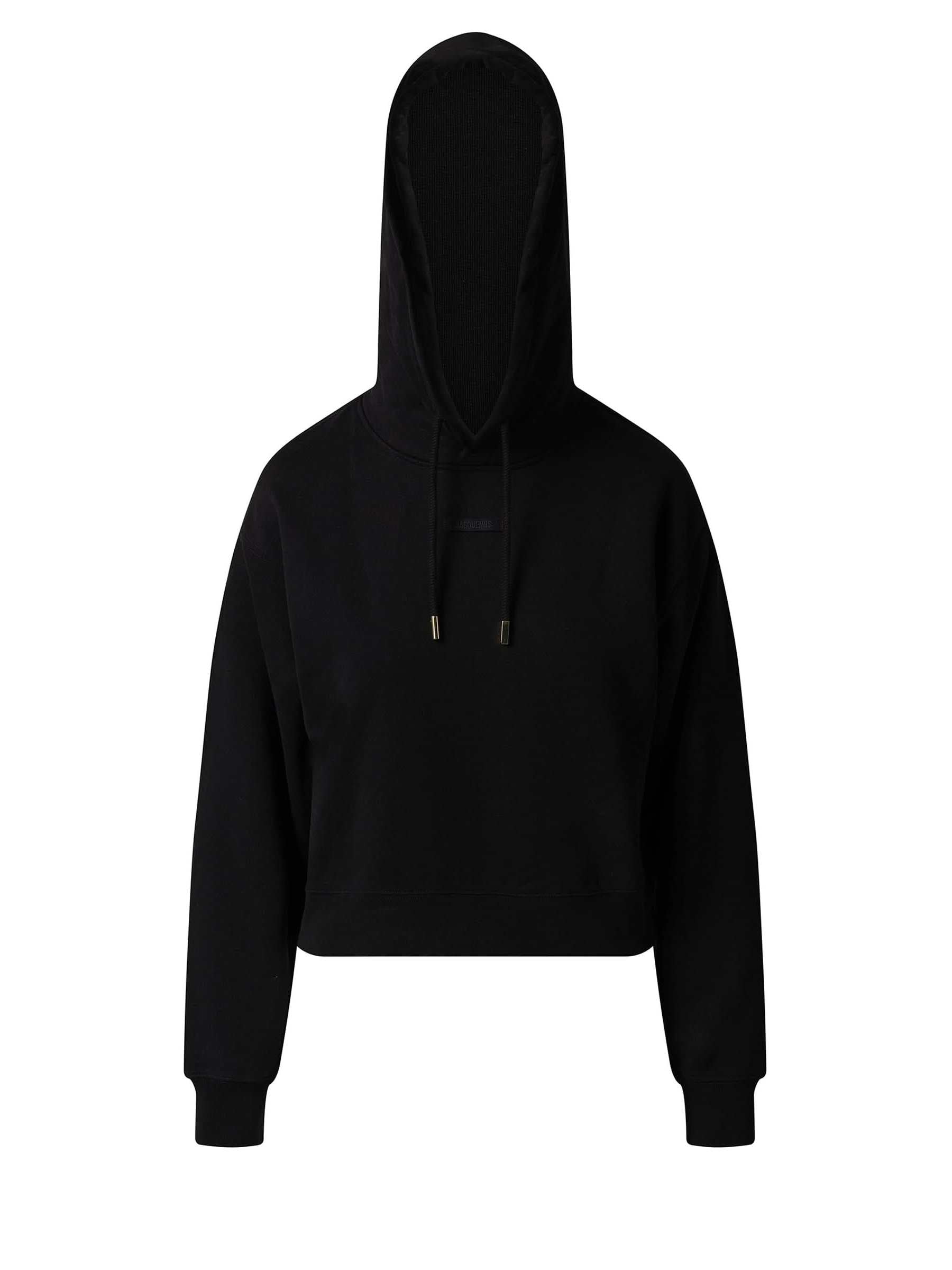 Le Hoodie Gros Grain in Black