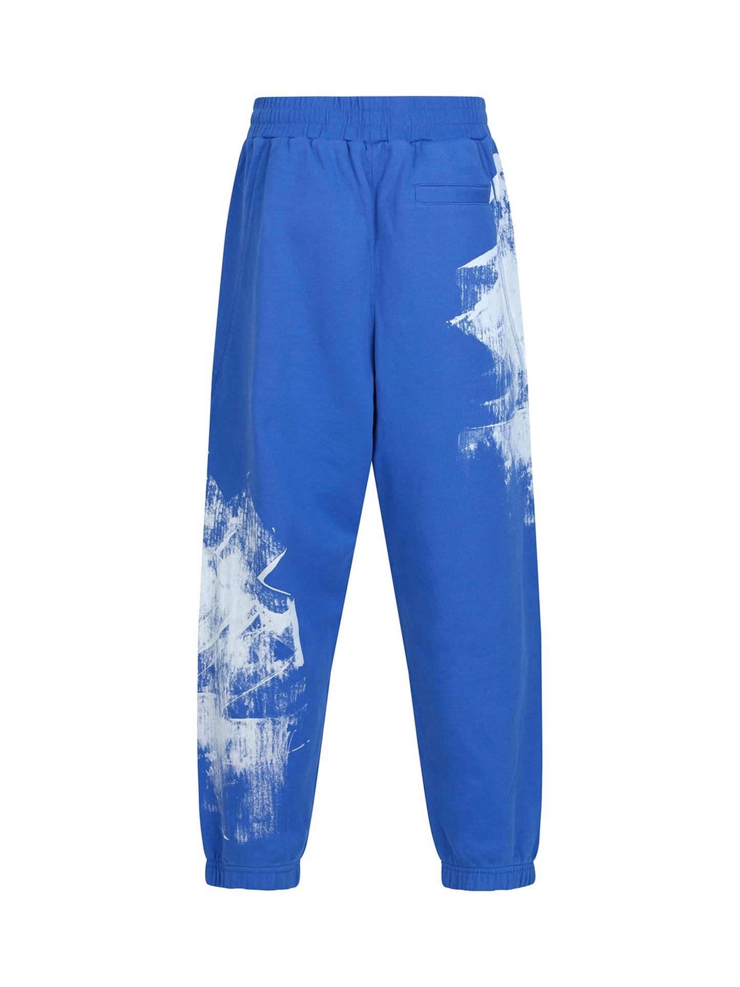 Brushstroke Sweatpant in Volt Blue