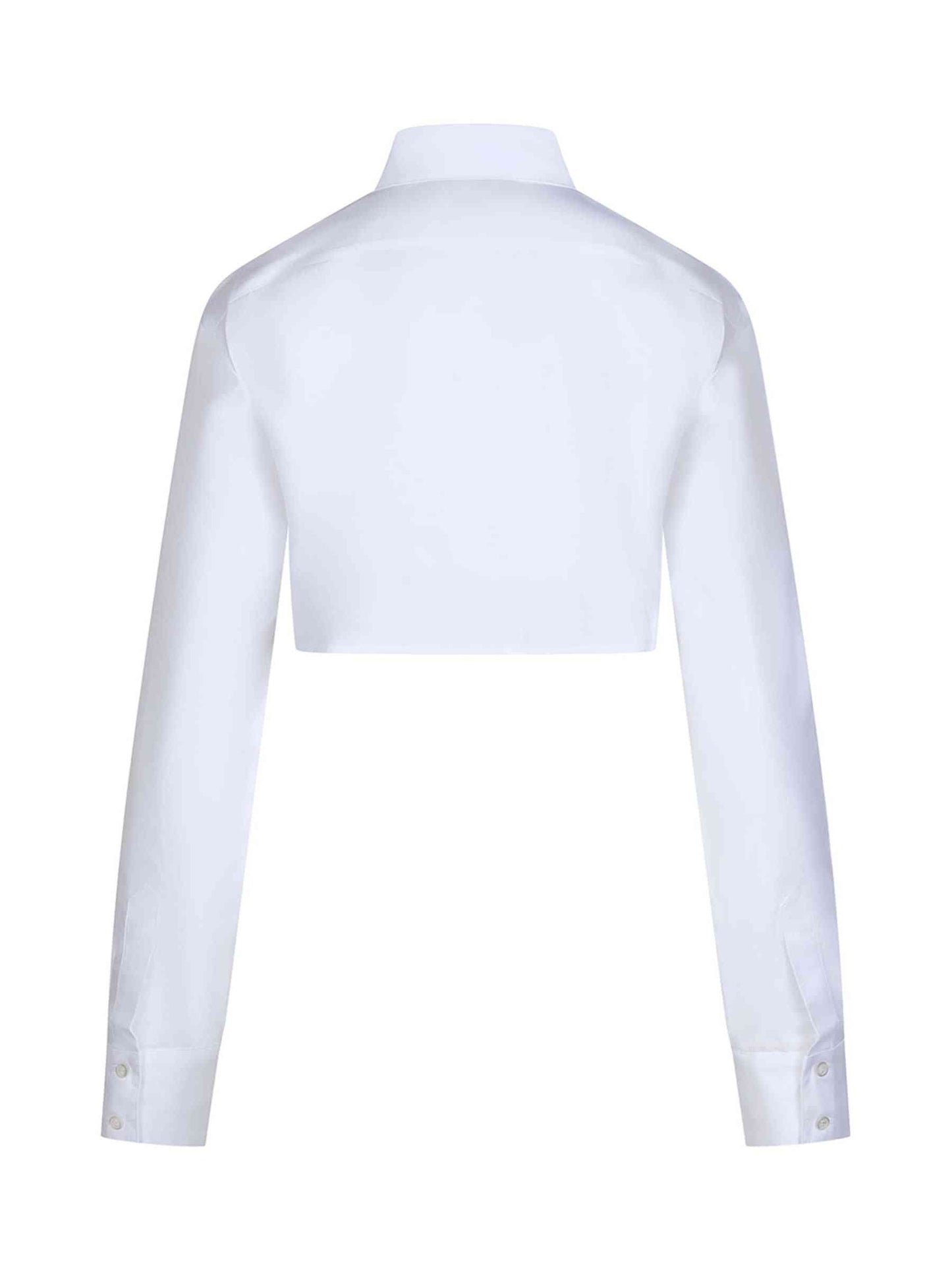 Cropped Shirt in White