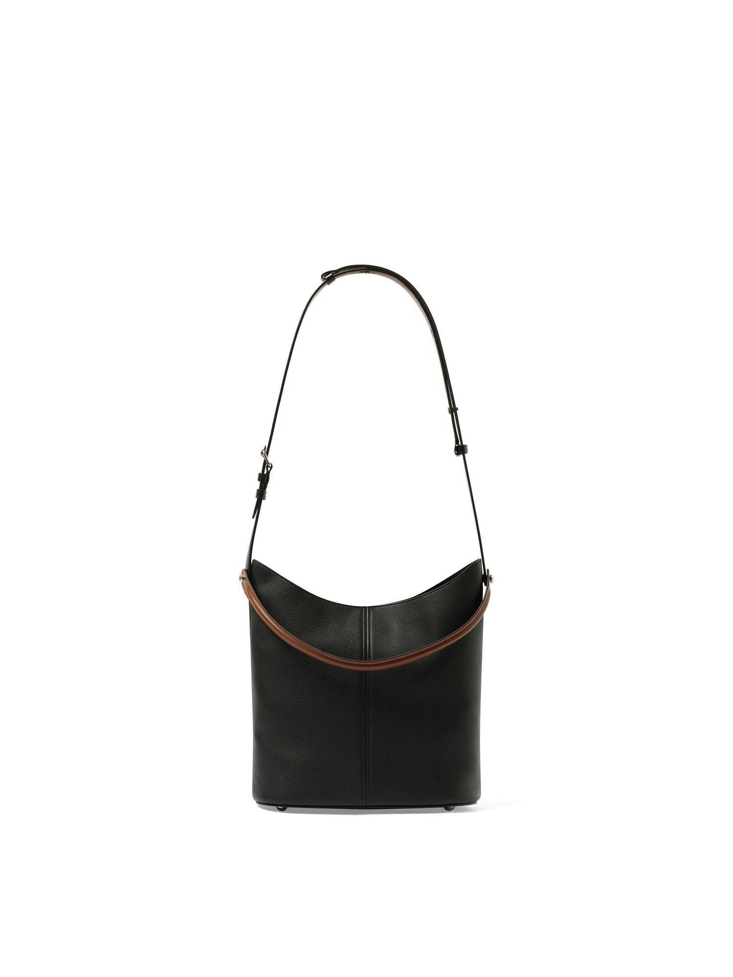 Maison Margiela Dress-Age Hobo Bag in Black/Chestnut
