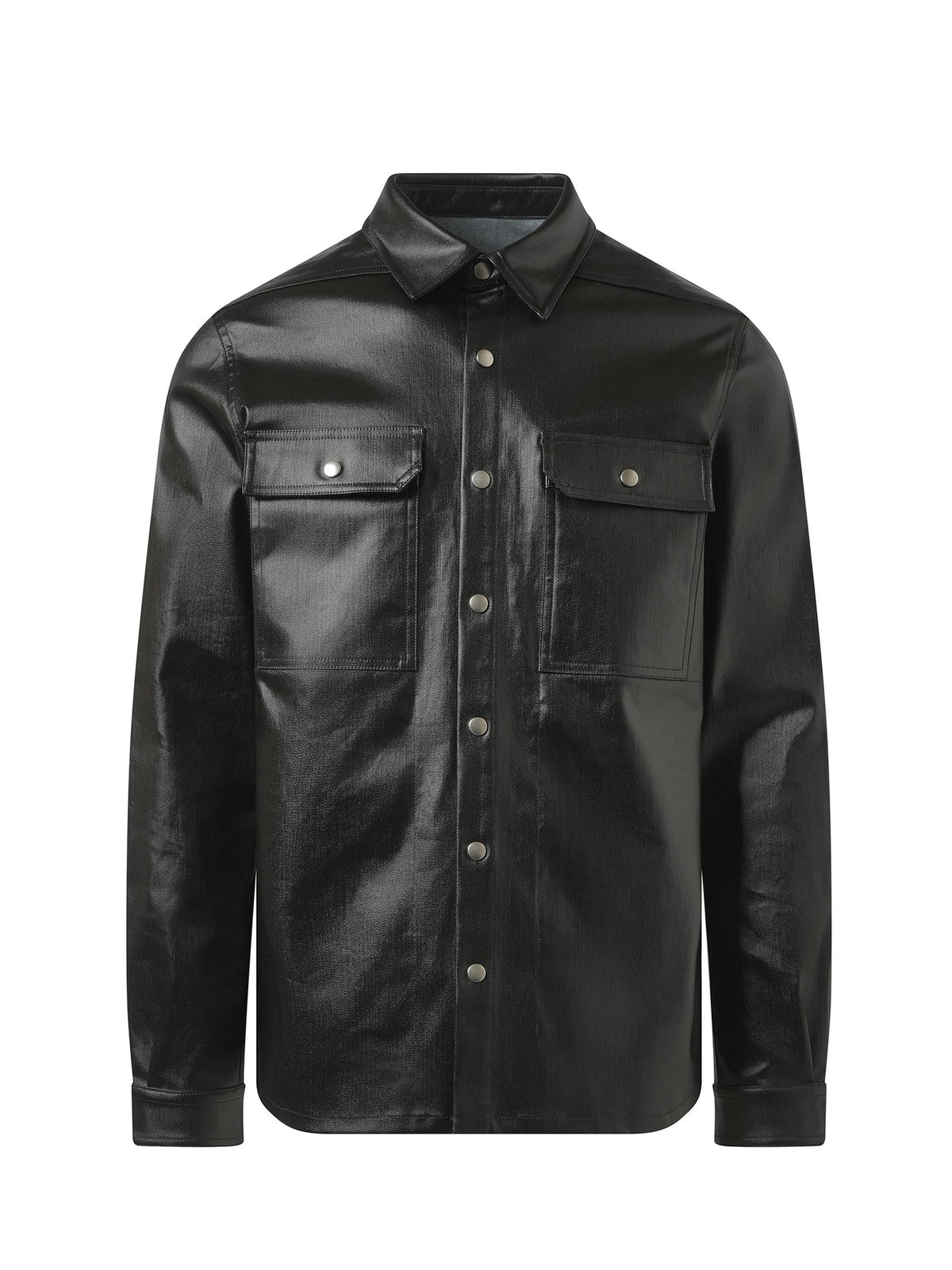 Rick Owens Denim Outershirt in Black