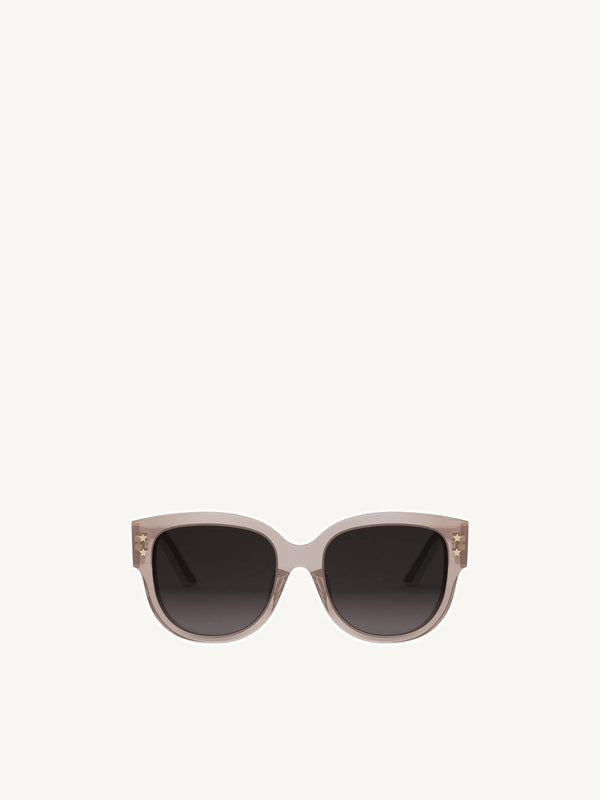 Dior DIORPACIFIC B2F 40D255 Sunglasses in Dark Grey/Pink