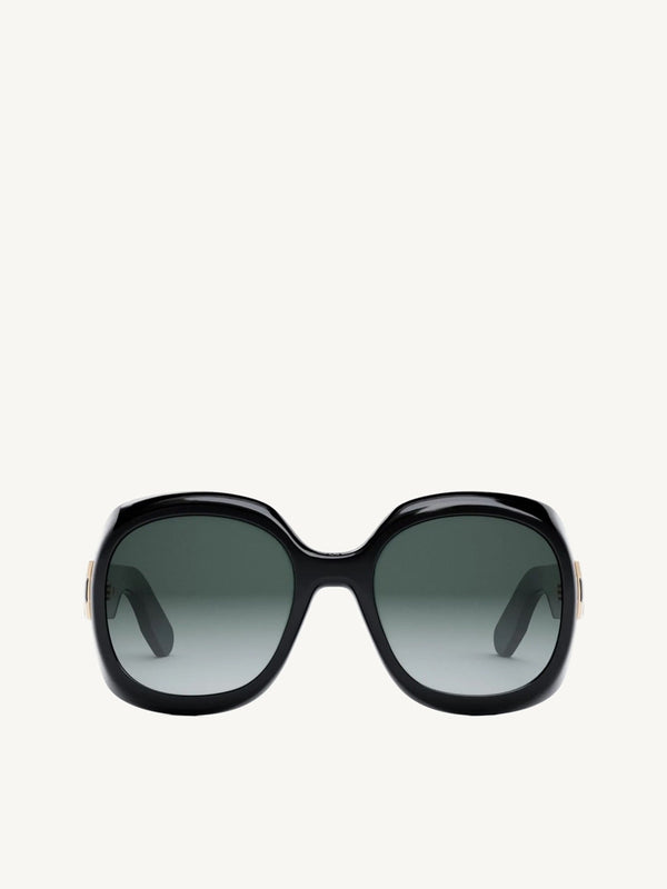 DiorLady 9522 R2F 10A158 Sunglasses in Havana/Purple