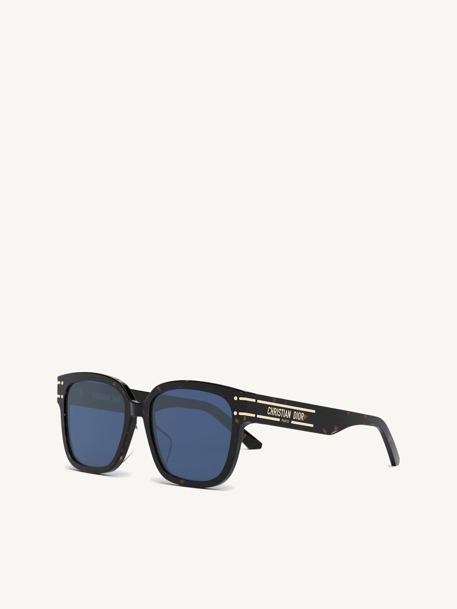 DiorSignature S7F 20B058 Square Sunglasses in Dark Havana