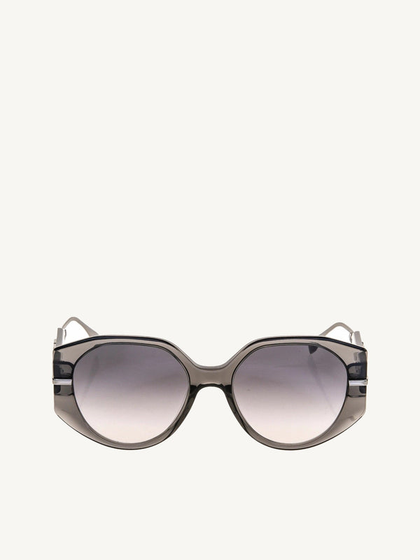 Fendi FE40083U 5420B Round Sunglasses in Grey