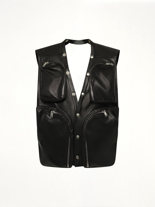 Cargo Vest in Black