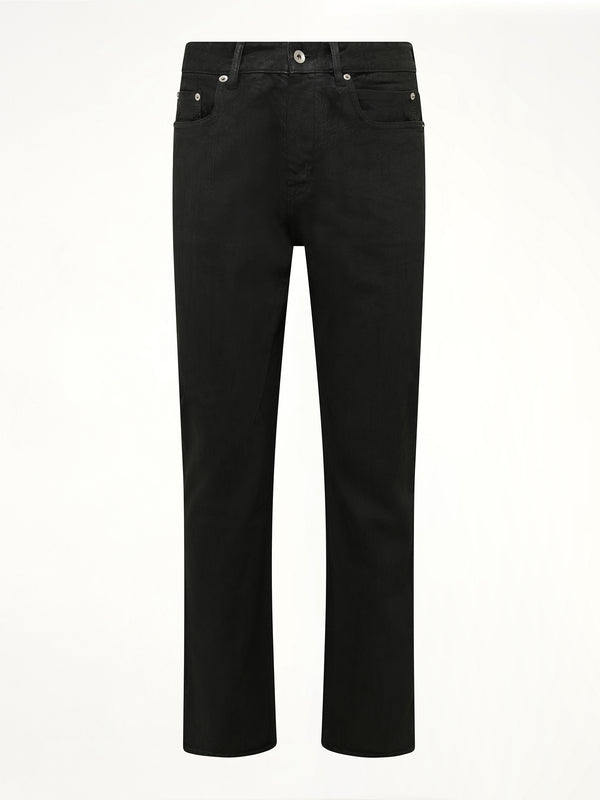 Fog Cut Jeans in Black Wax