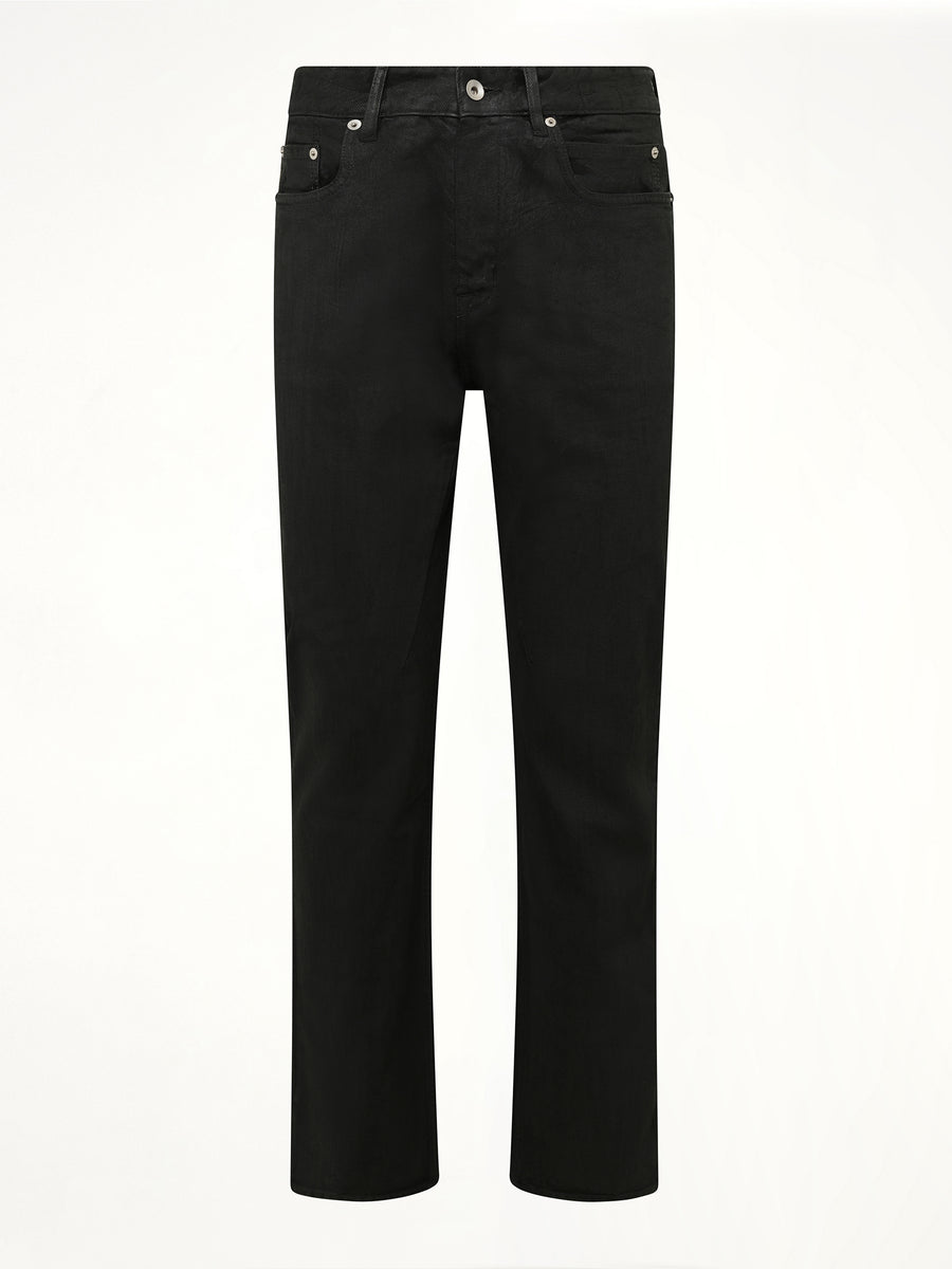 Fog Cut Jeans in Black Wax