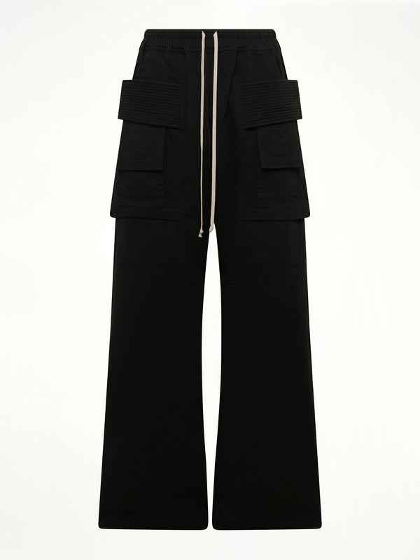 Creatch Wide Cargo Drawstring in Black