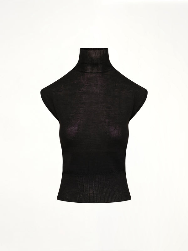 SL Turtle Sweater in Black