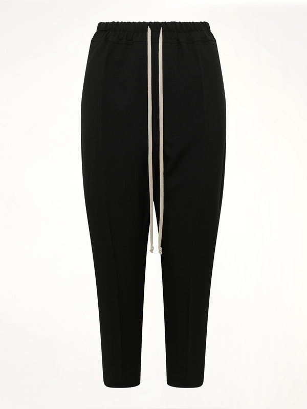 Drawstring Astaires Cropped in Black