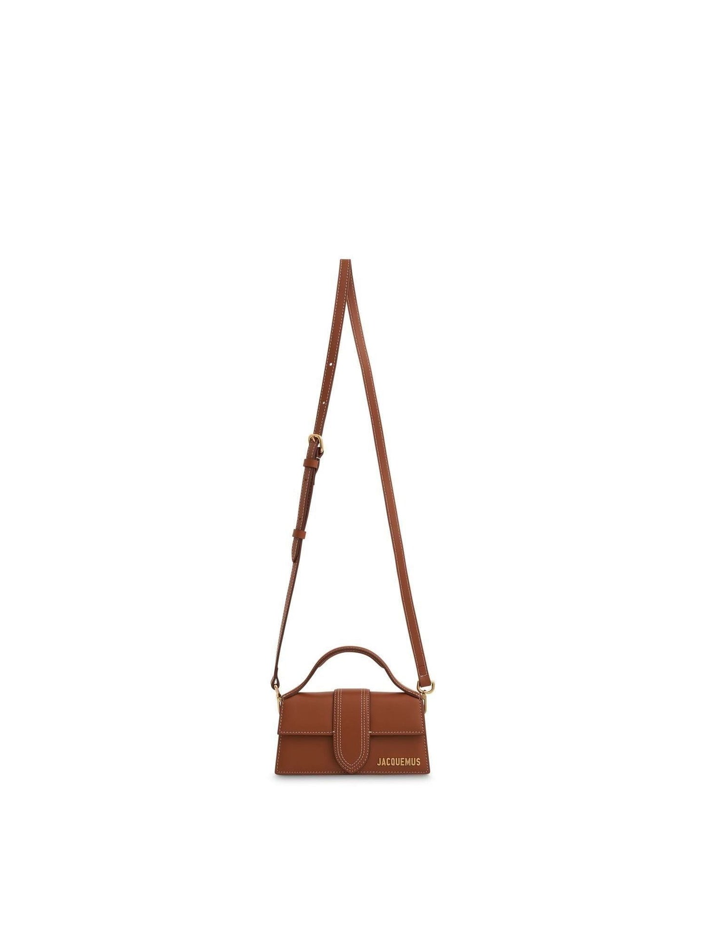 Jacquemus Le Bambino Mini Leather Bag in Light Brown