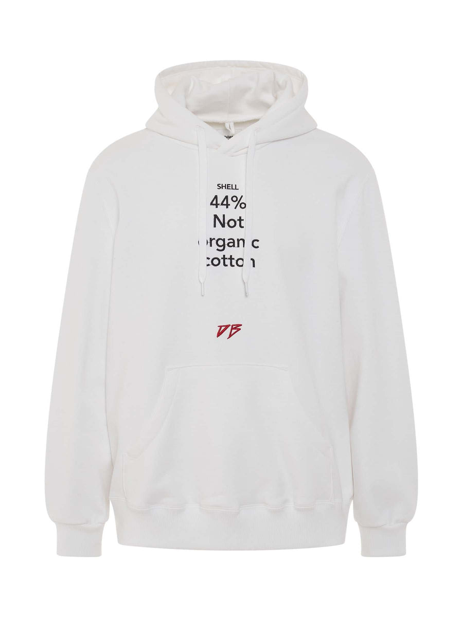 Knit Hoodie in White