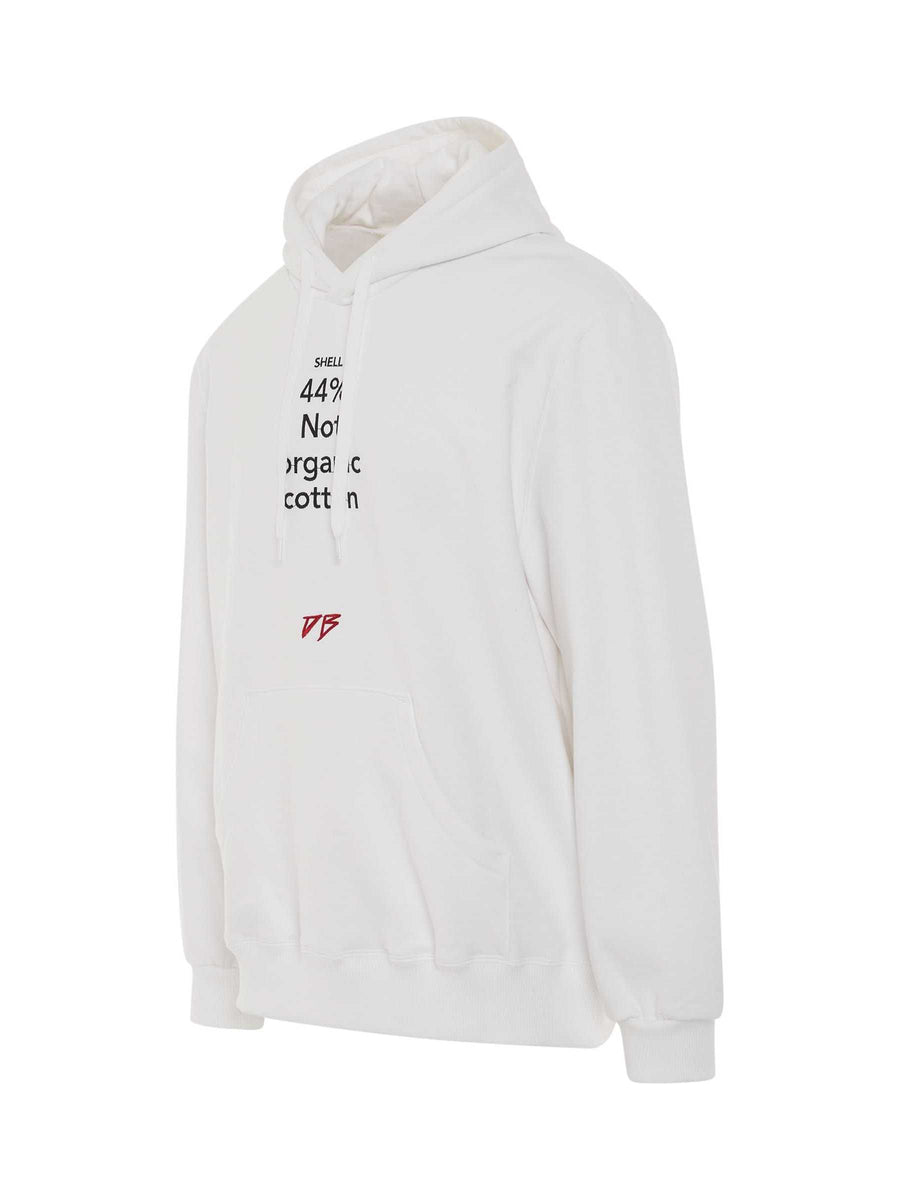 Knit Hoodie in White
