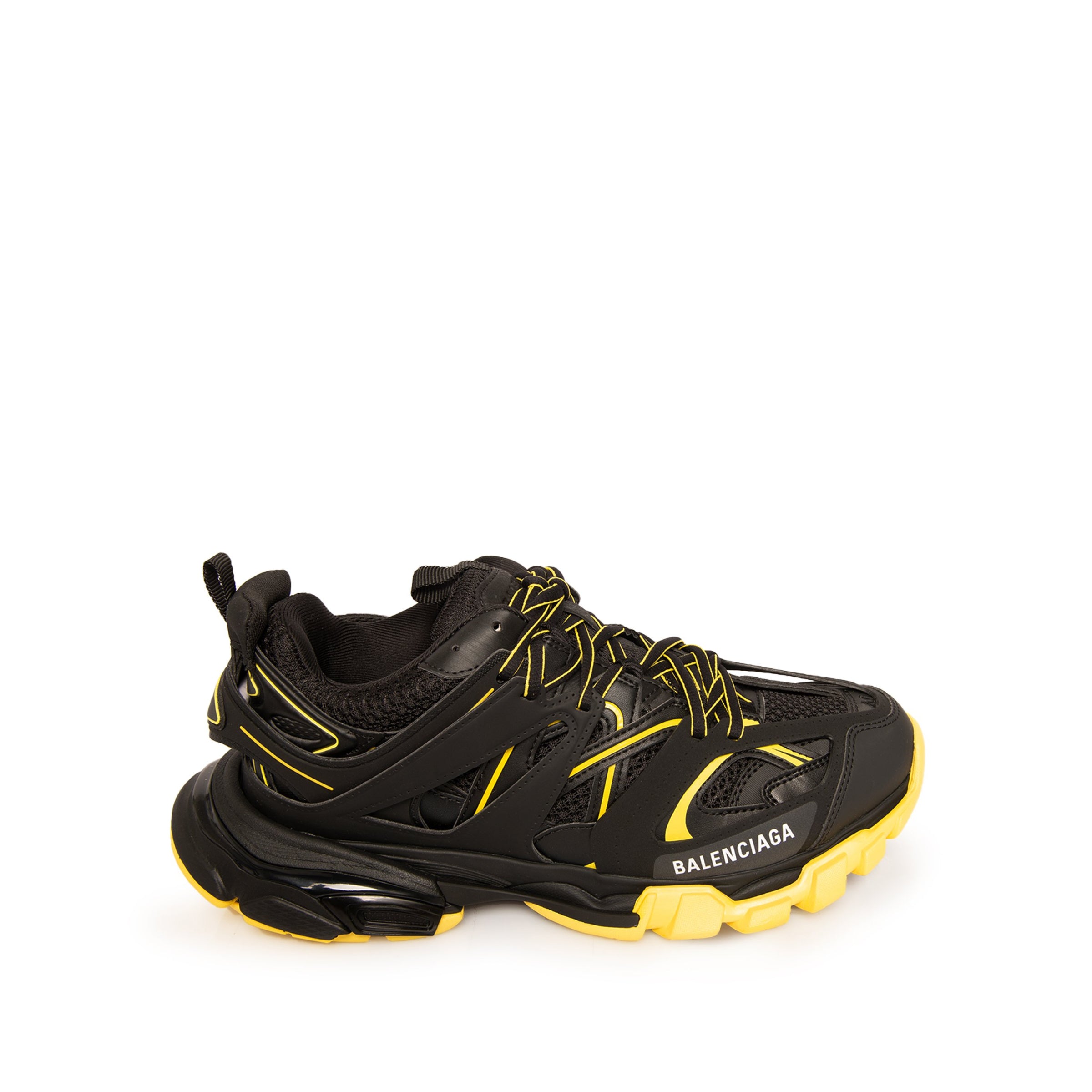 BALENCIAGA Track Sneaker in Black/Yellow | MARAIS