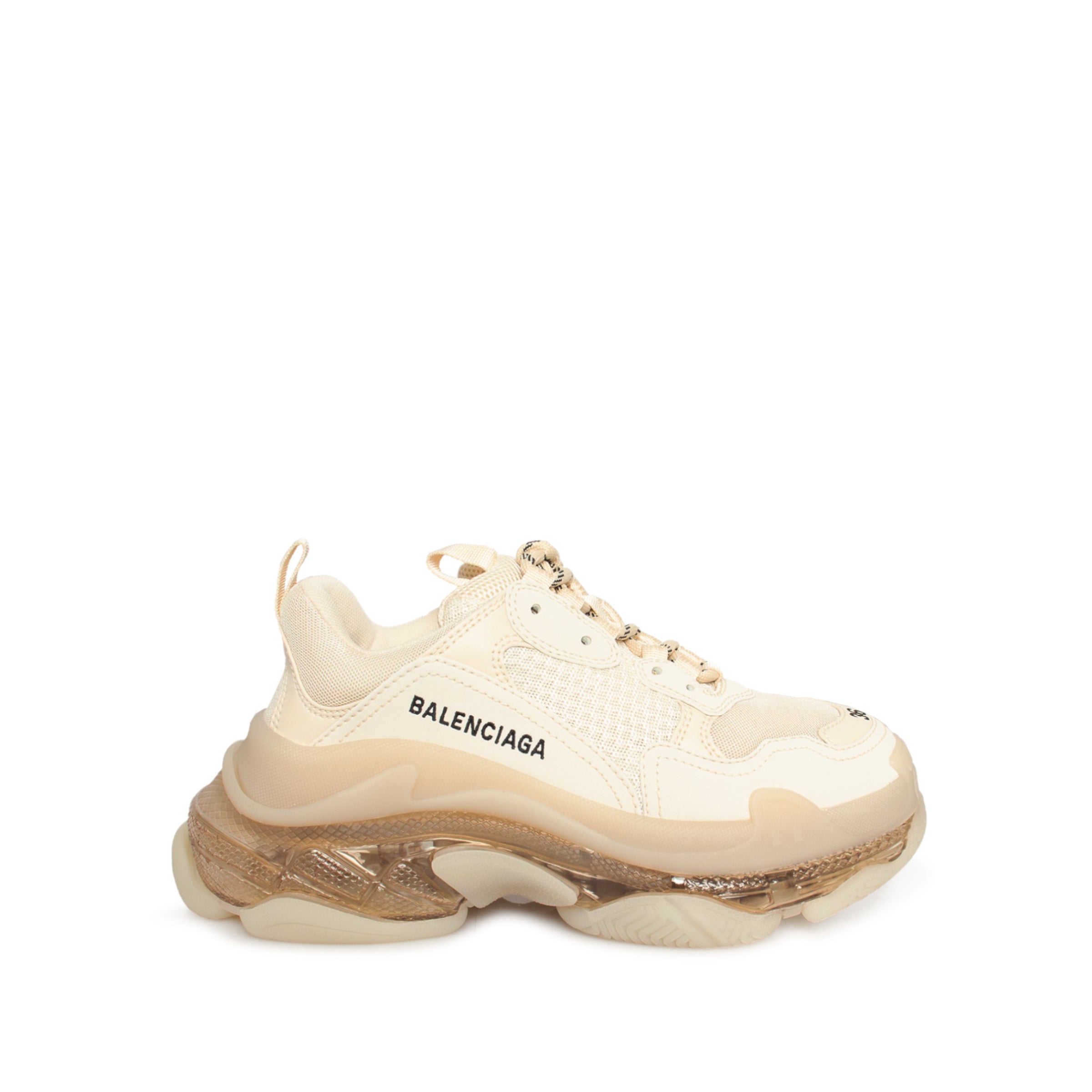 triple s clear sole sneaker