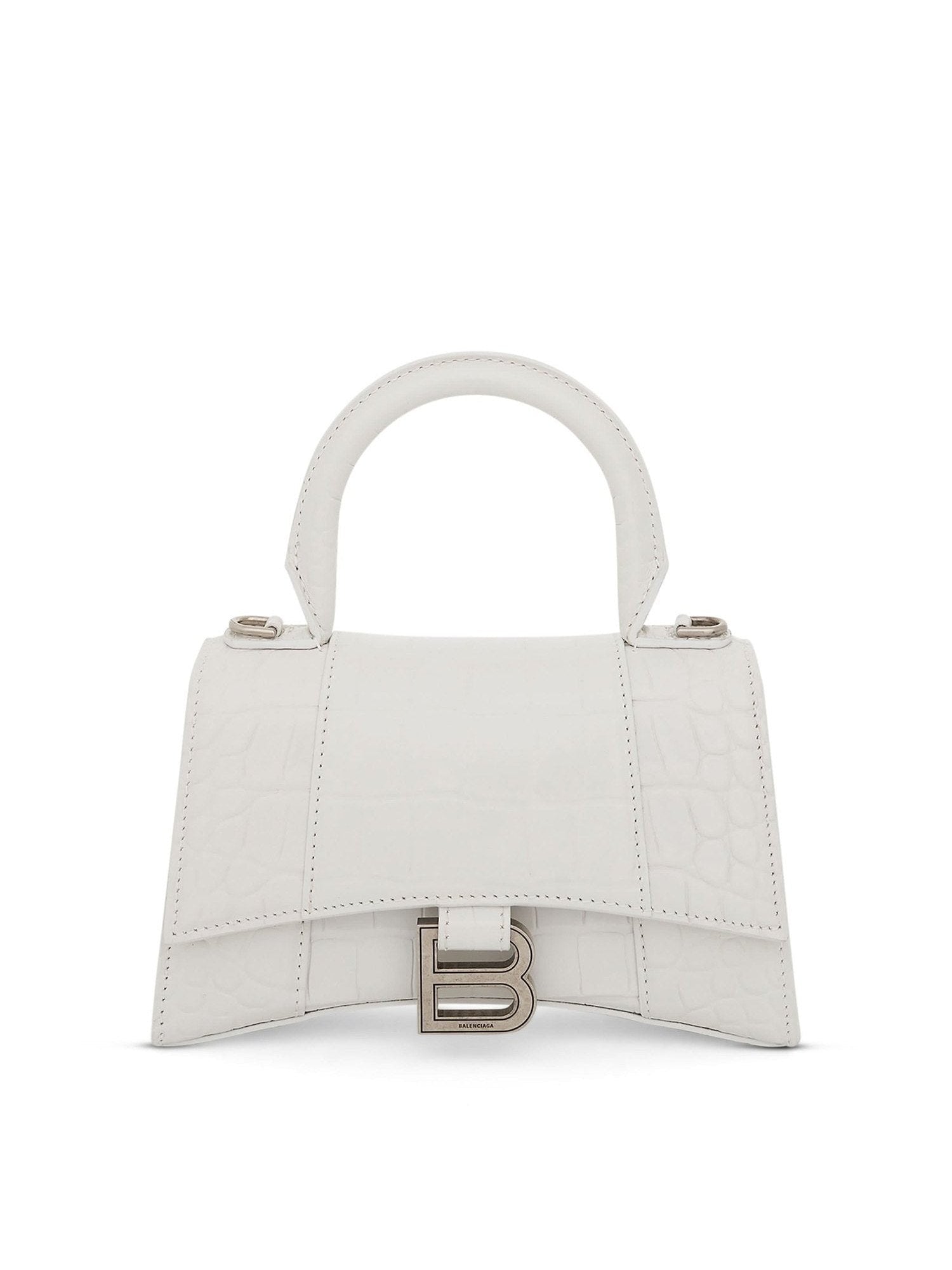 Balenciaga white bag hourglass Clearance