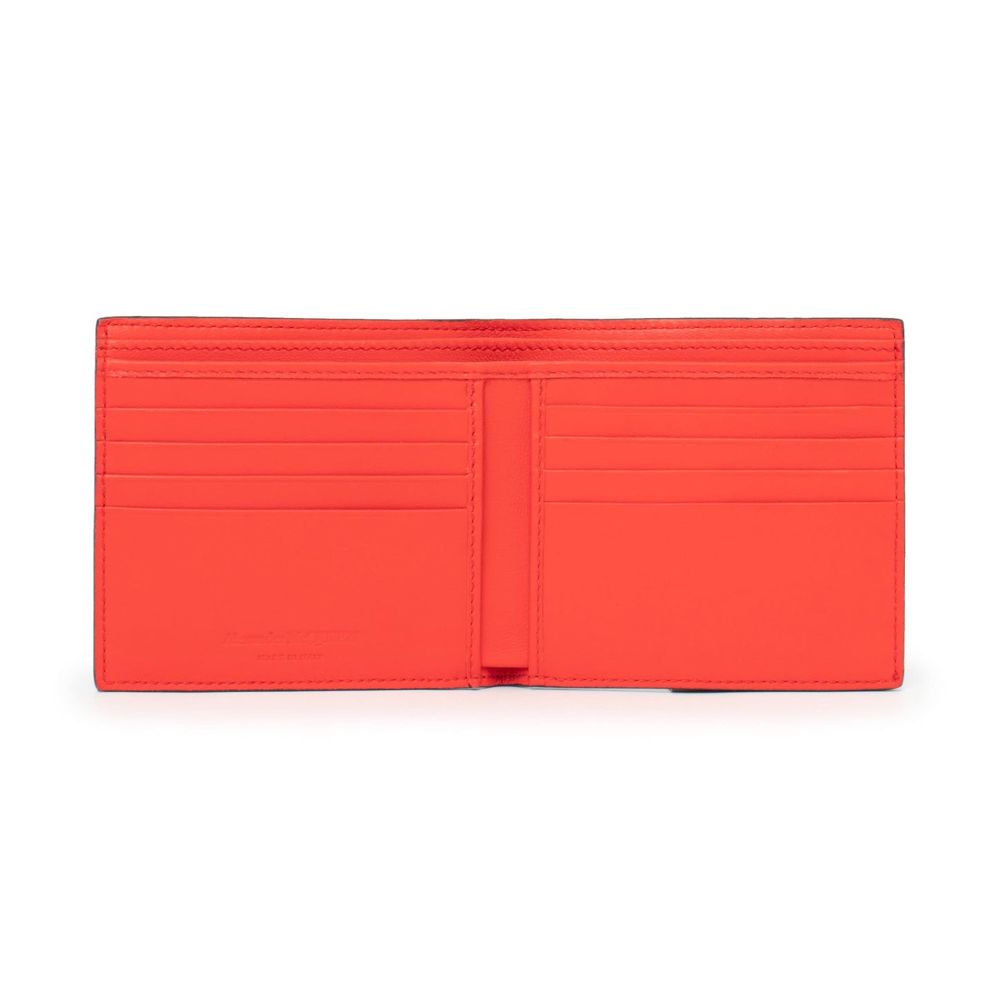 Bi Fold Wallet With Brand Logo in Black