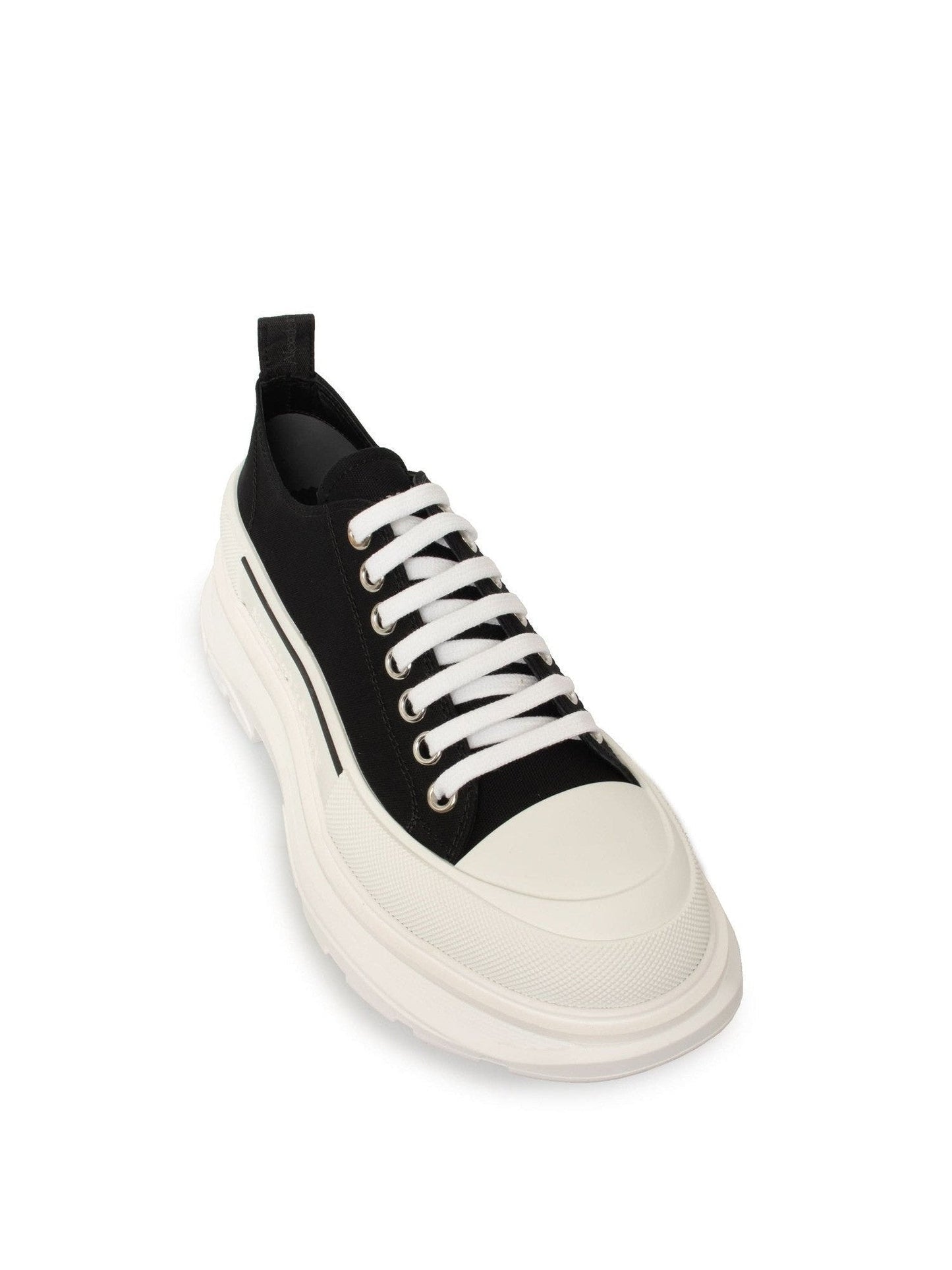 Tread Slick Lace Up in Black/White