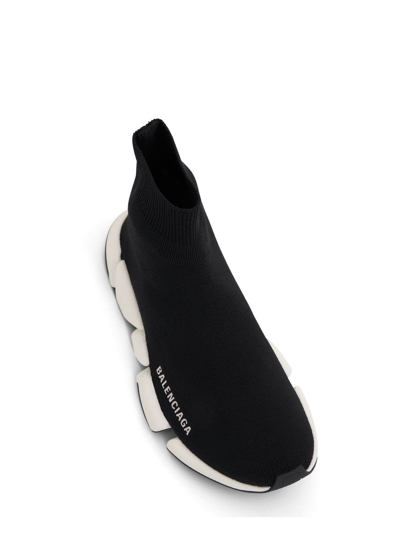 Speed 2.0 Knit Sneakers in Black/White