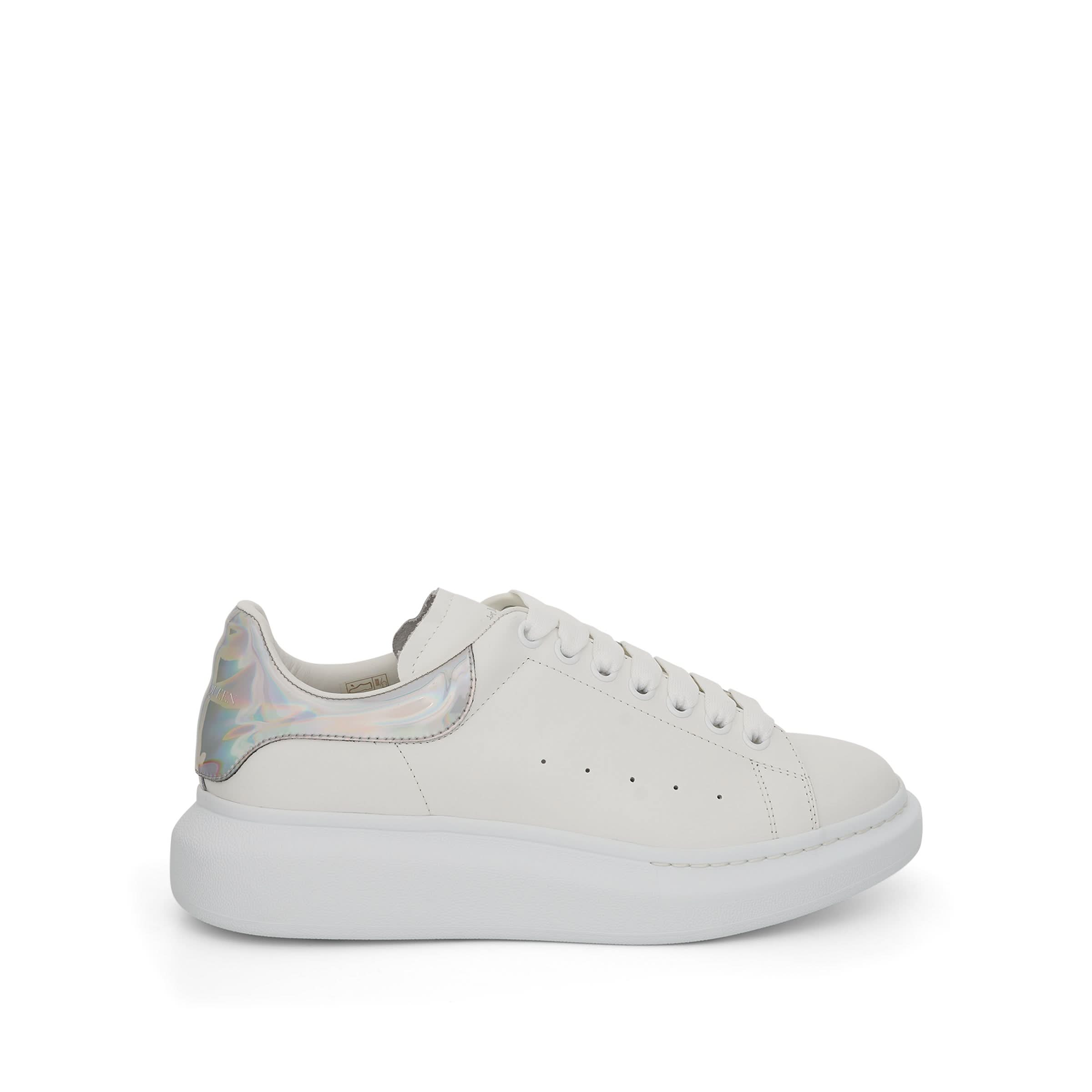 Alexander mcqueen white deals and silver