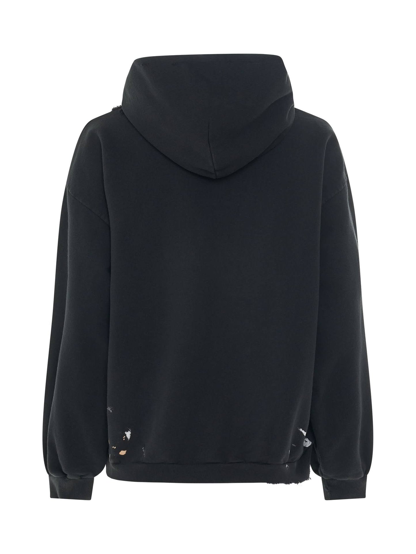 90/10 Small Fit Hoodie in Washed Black