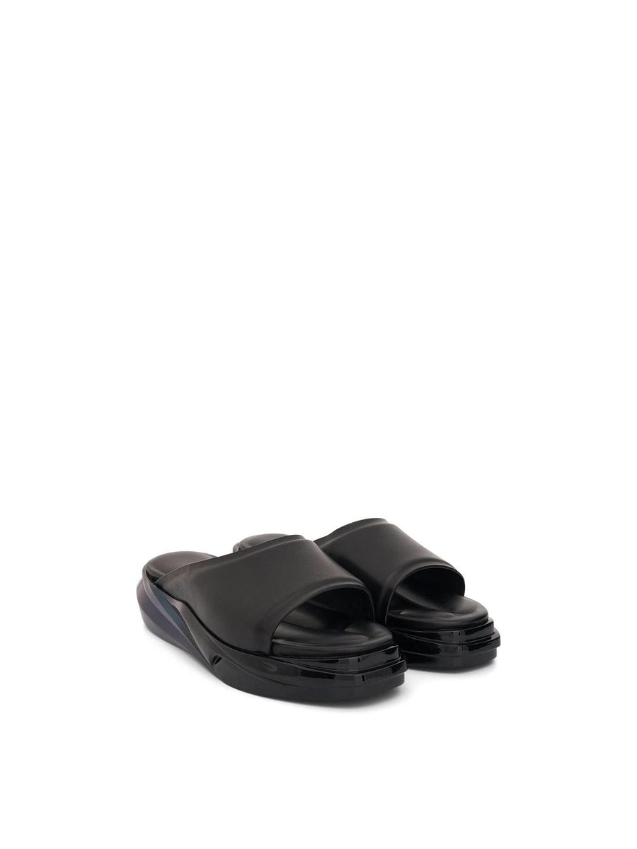 Mono Slide in Black/Military Green Front View | 1017 ALYX 9SM
