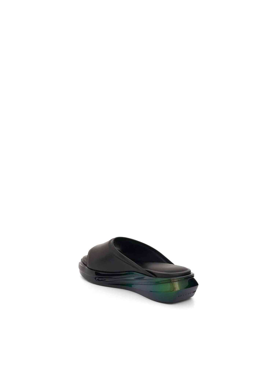 Mono Slide in Black/Military Green Back View | 1017 ALYX 9SM