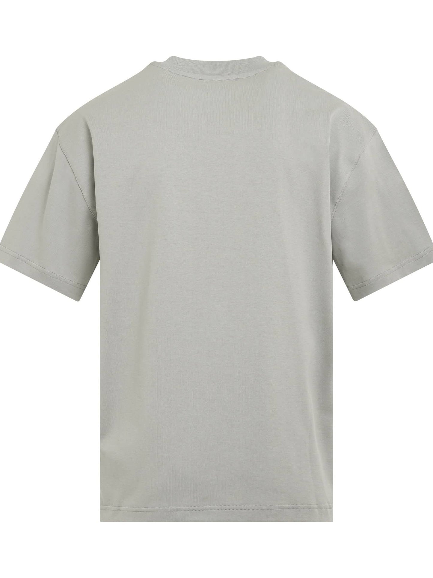 Grid Logo T-Shirt in Light Grey