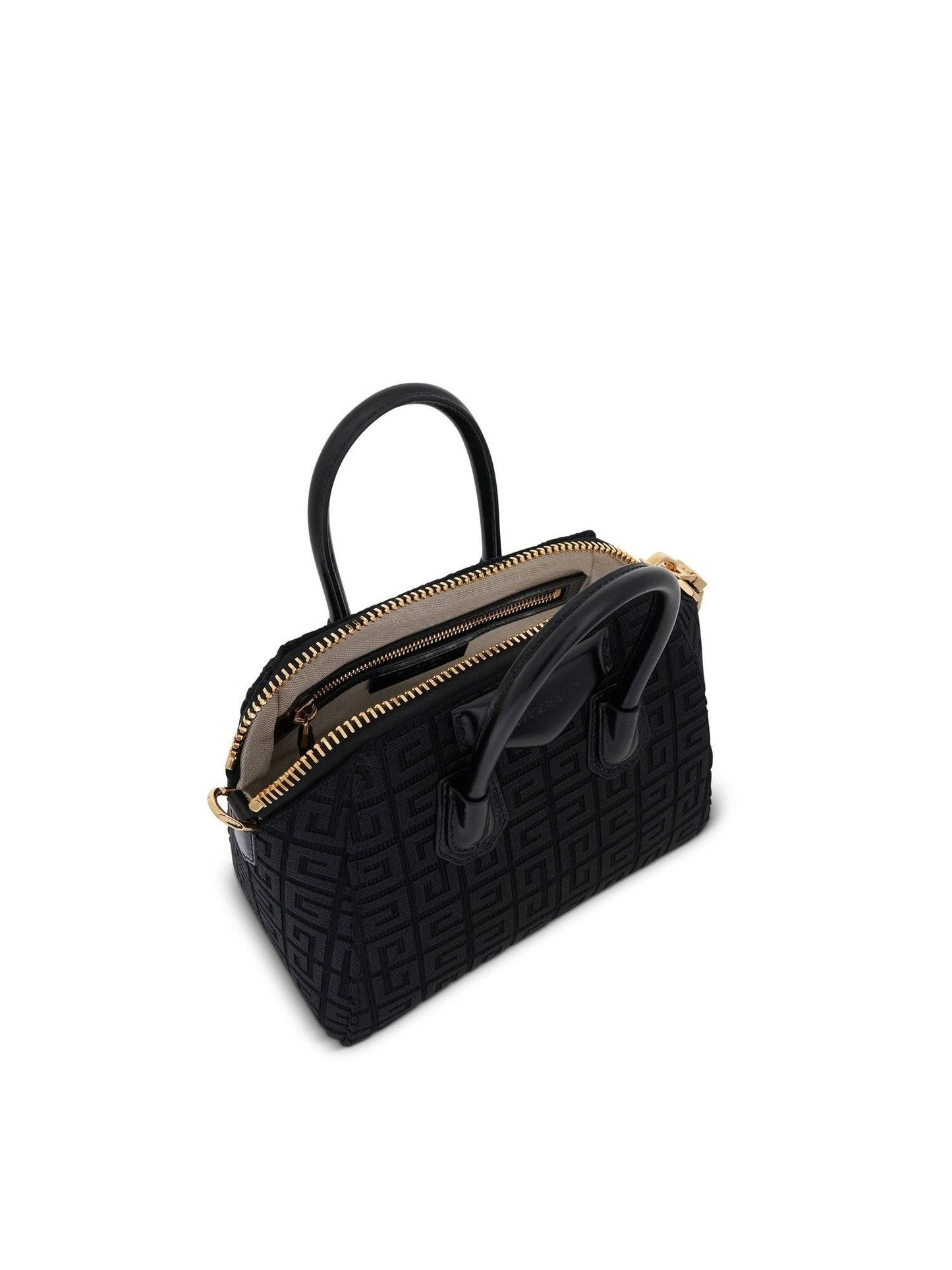 Mini Antigona Bag in Monogram Canvas in Black