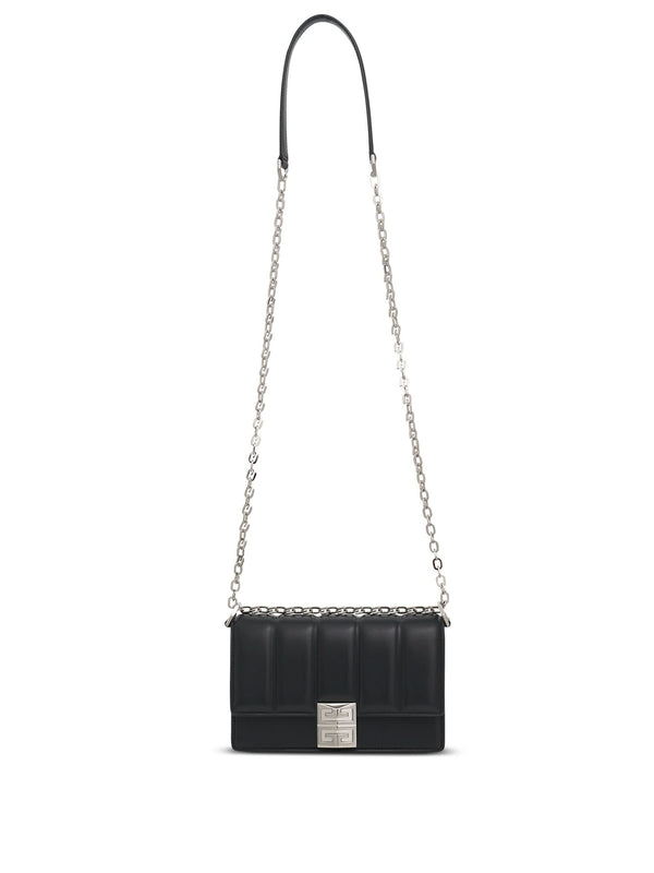 Small 4G Chain Bag in Padded Leather in Black