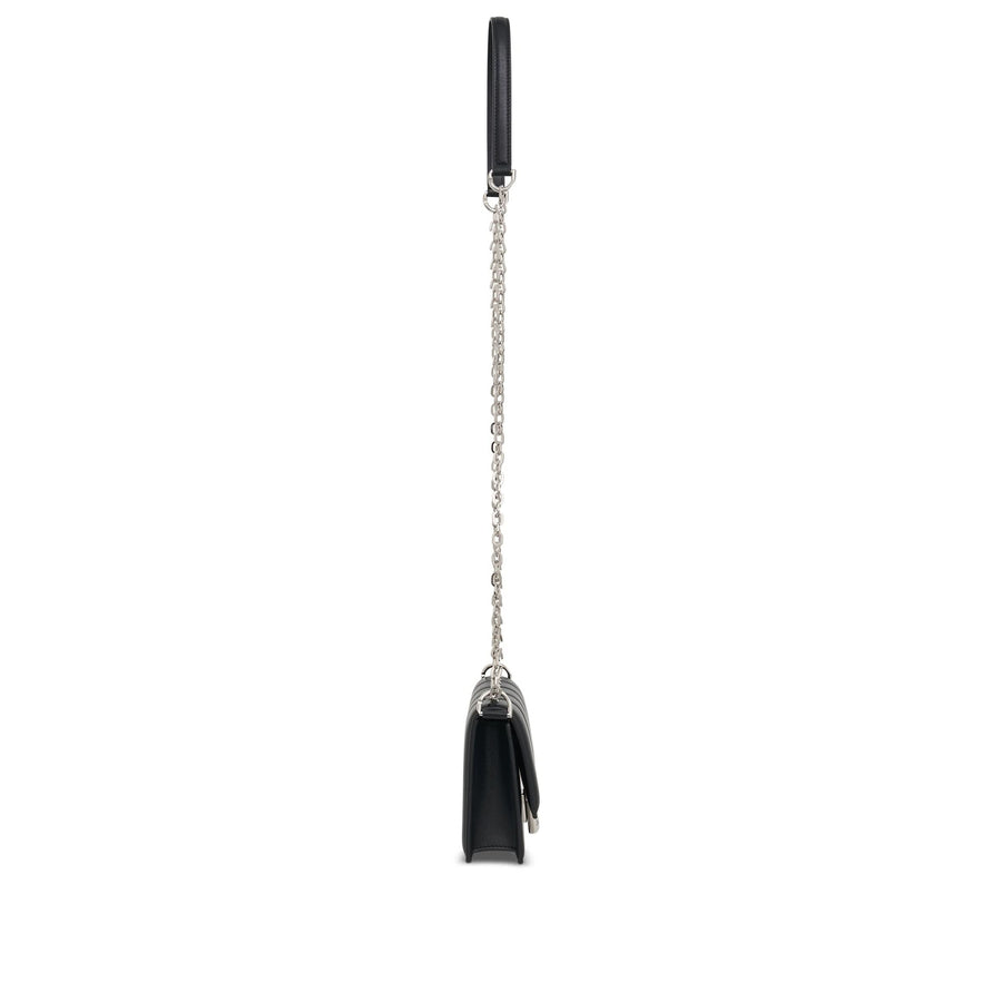 Small 4G Chain Bag in Padded Leather in Black