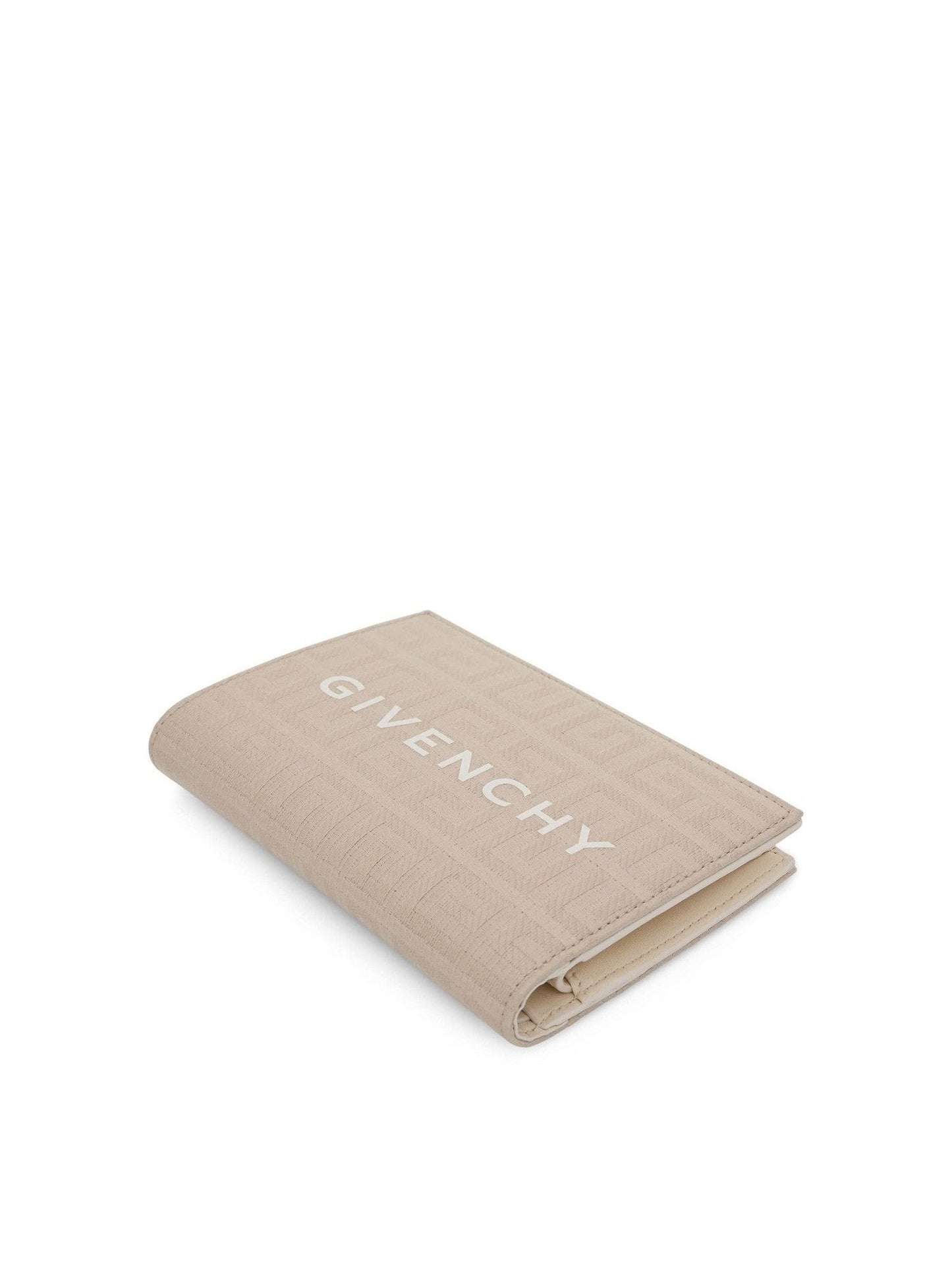 G Cut Bifold Wallet in 4G Coated Canvas in Natural Beige