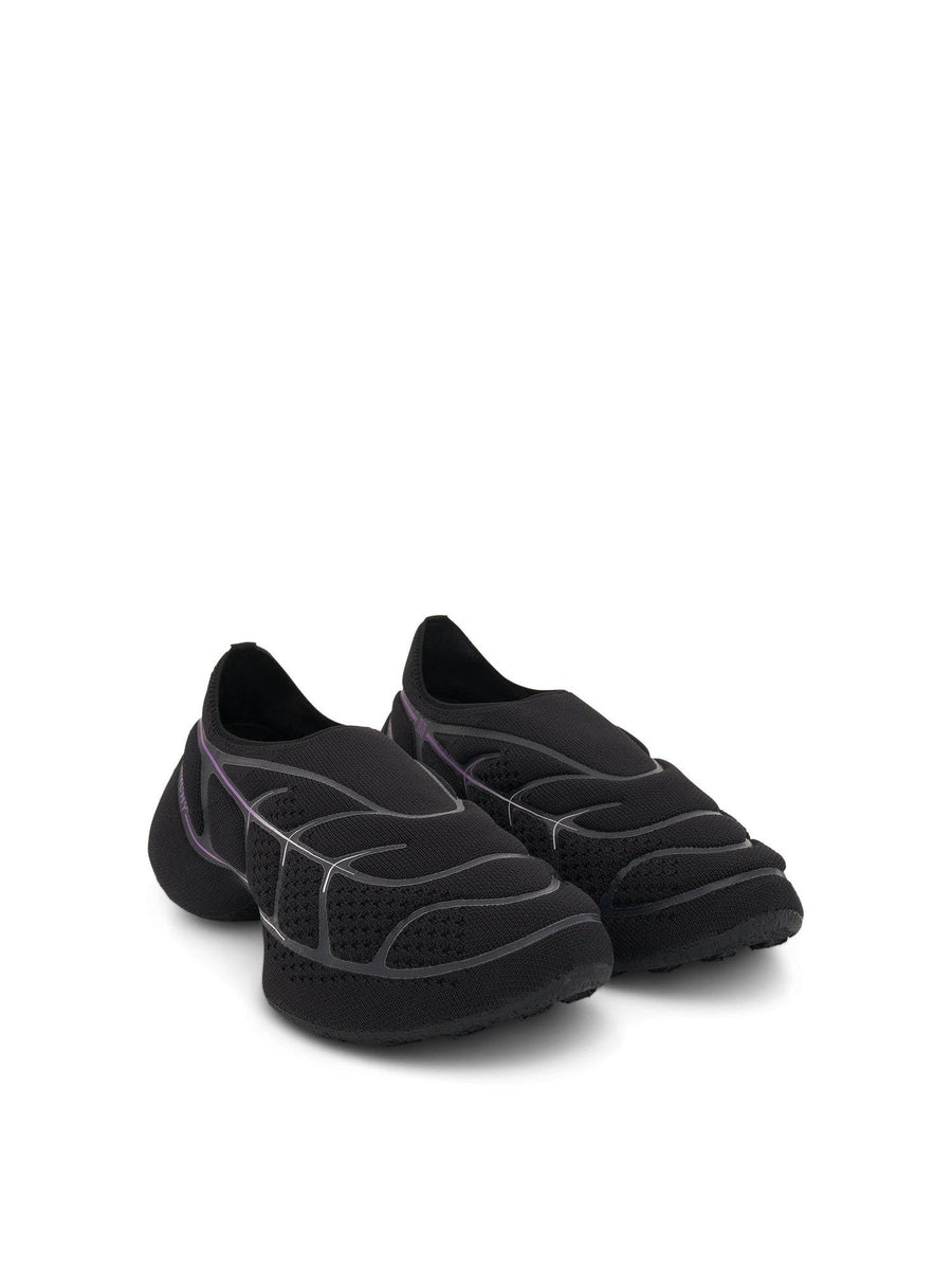 TK 360 Plus Sneaker in Black/Purple Front View | GIVENCHY