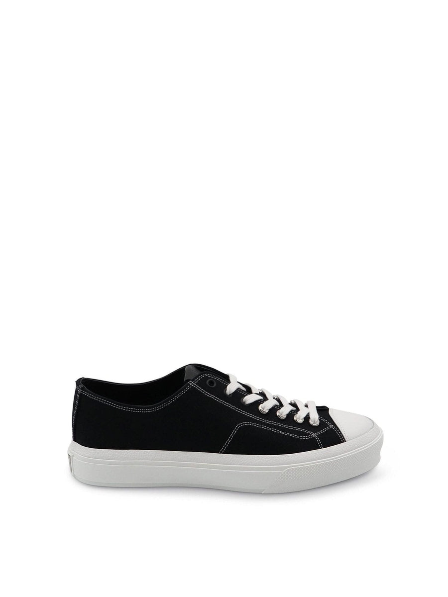 City Low Sneaker in Black Side View | GIVENCHY