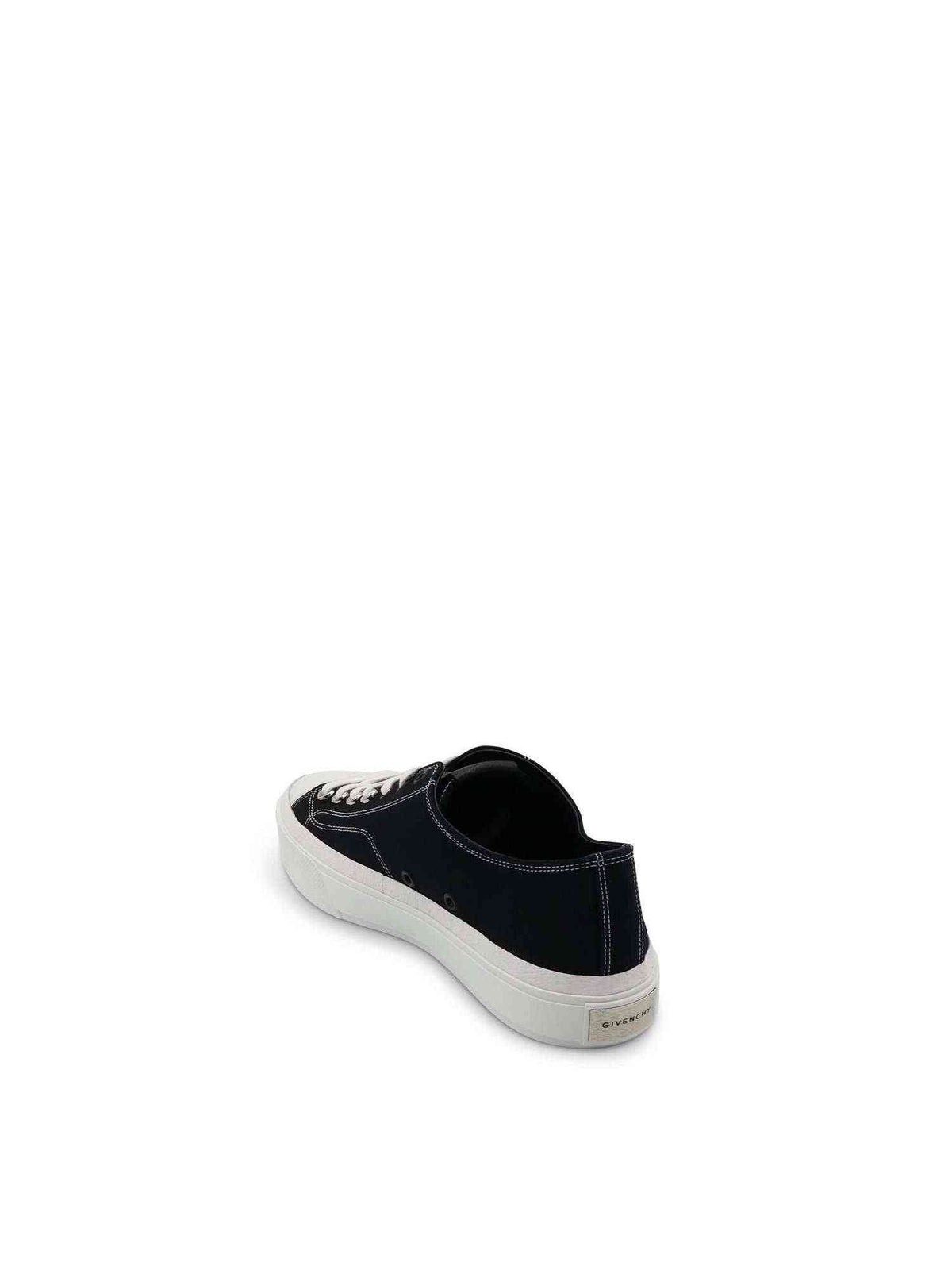City Low Sneaker in Black Back View | GIVENCHY