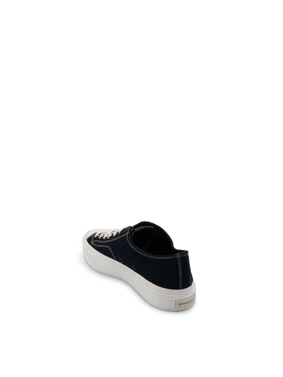 City Low Sneaker in Black Back View | GIVENCHY
