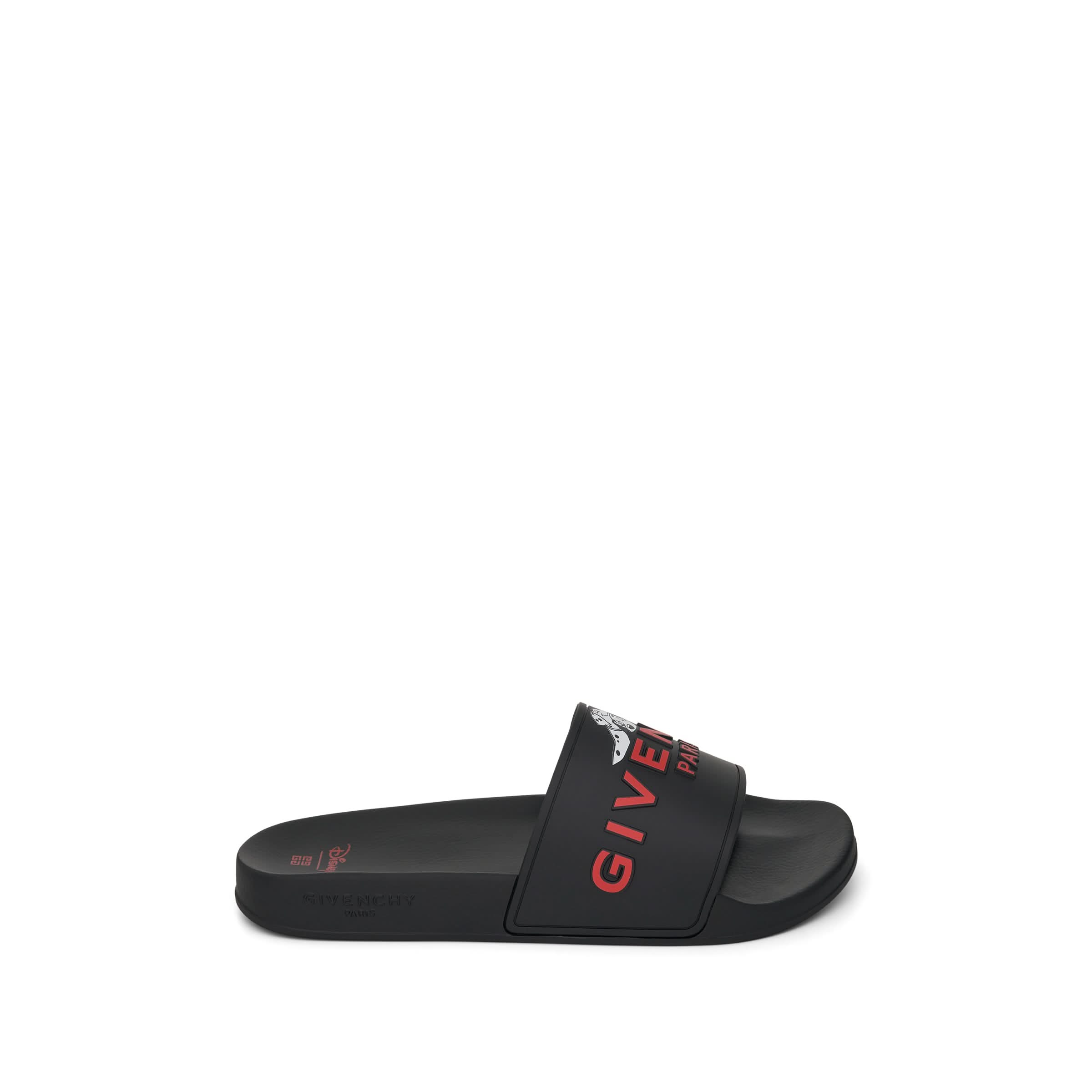 Givenchy slides red deals and black